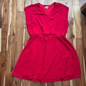 Cato red short sleeve dress sz XL